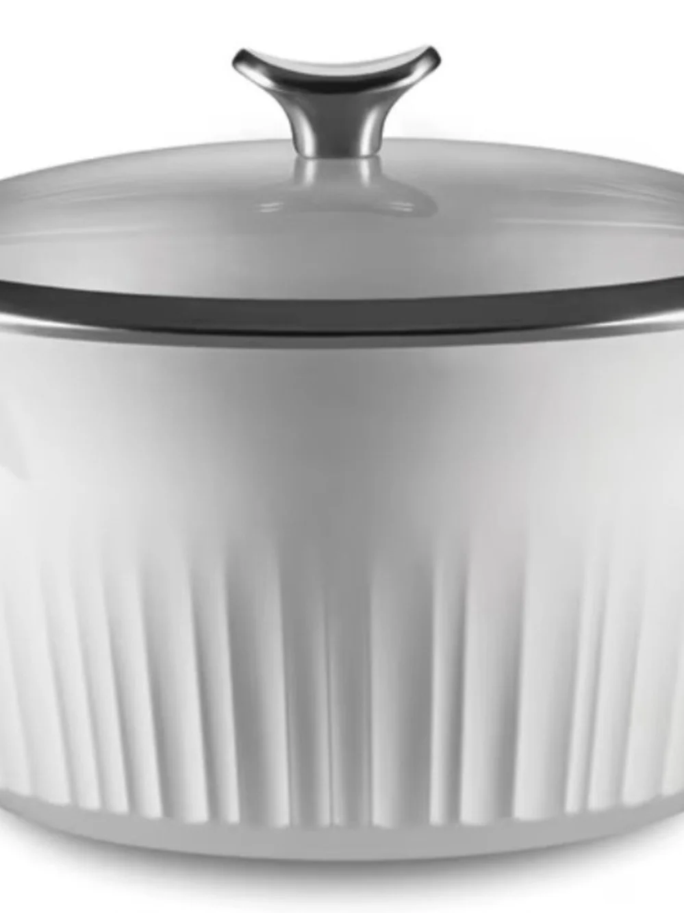 CorningWare French White Cast Aluminum Dutch Oven - White